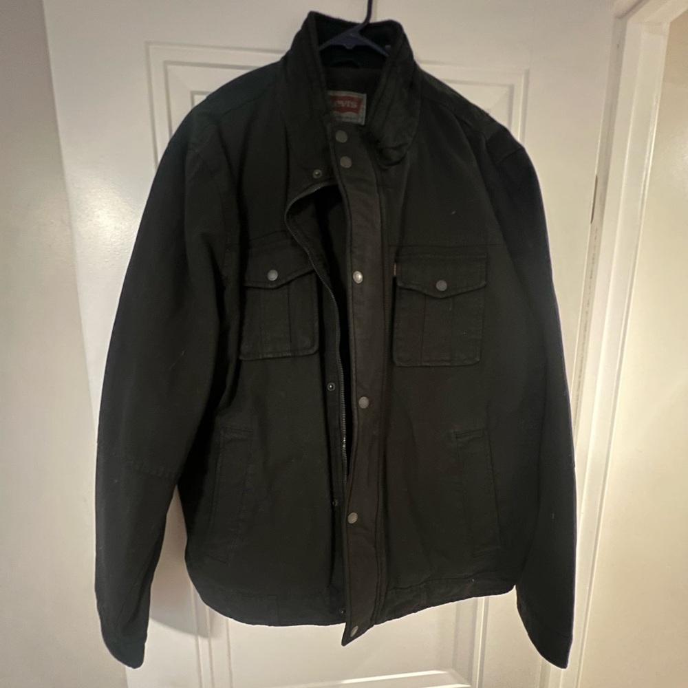 Levi's black Military Field Jacket